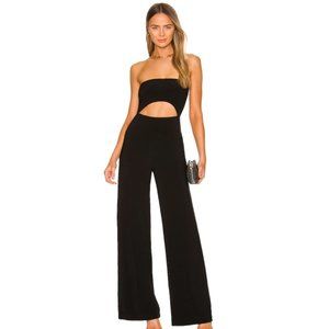 Norma Kamal Strapless Cut Out Jumpsuit - Black - Medium